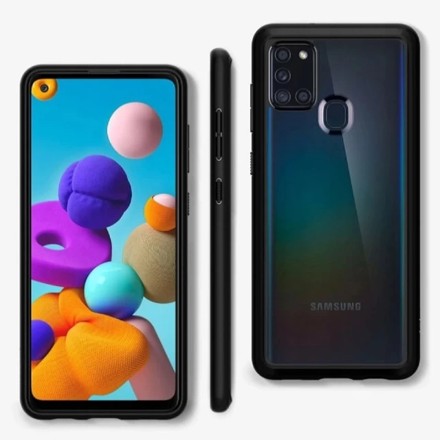 Чехол Spigen Ultra Hybrid для Samsung Galaxy A21s (A217) Matte Black (ACS00976)