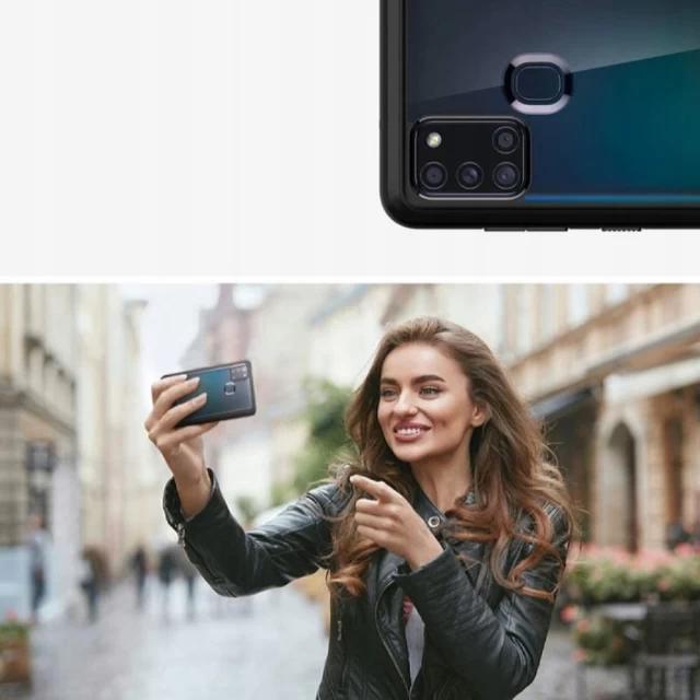 Чехол Spigen Ultra Hybrid для Samsung Galaxy A21s (A217) Matte Black (ACS00976)