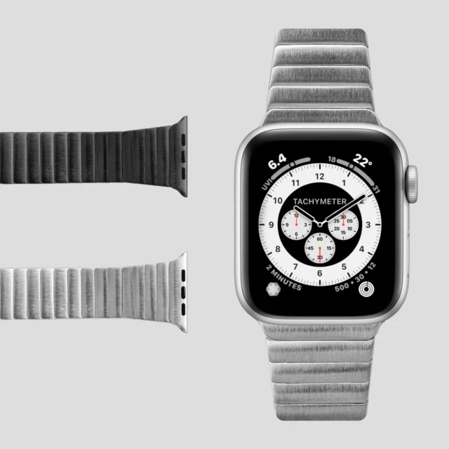 Ремінець LAUT LINKS 2.0 для Apple Watch 49 | 45 | 44 | 42 mm Silver (L_AWL_L2_SL)