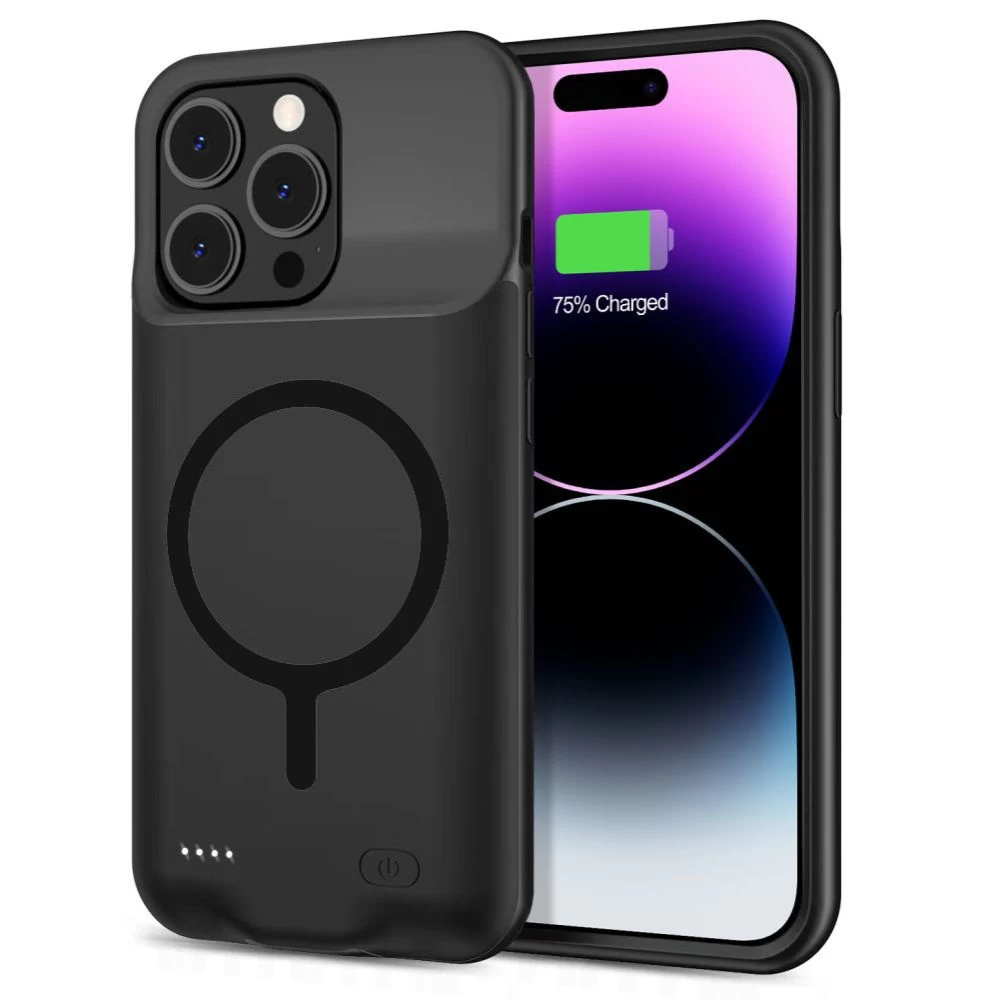 Чехол-аккумулятор Tech-Protect PowerCase 8500mAh для iPhone 15 Pro Max  Black with MagSafe (9490713936771) - купить по цене 2859 ₴ в Киеве /  Украине. Оригинальный товар с гарантией качества.