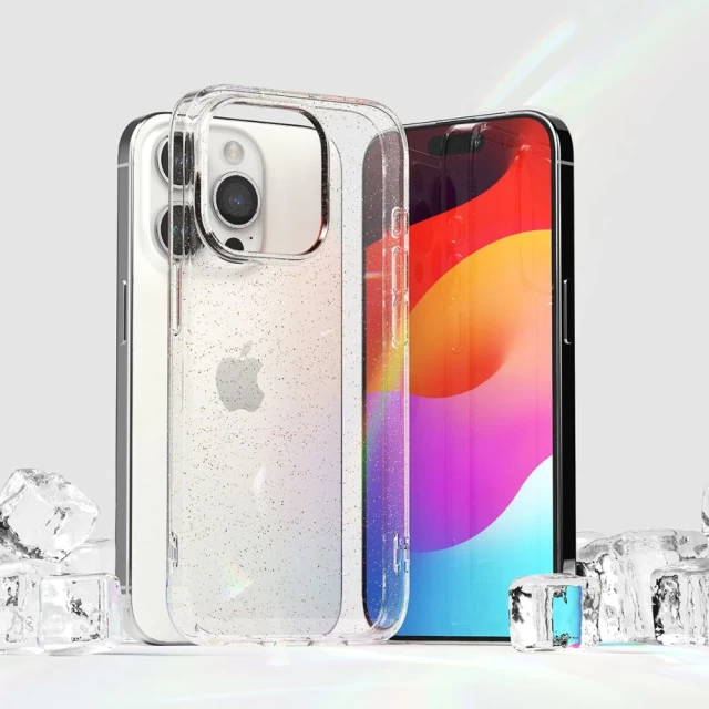 Чохол Ringke Air для iPhone 15 Pro Glitter Clear (8809919307710)