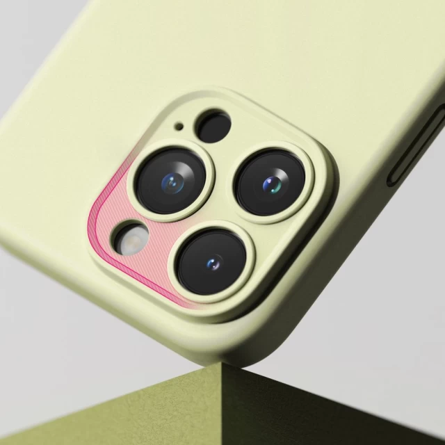 Чохол Ringke Silicone Magnetic для iPhone 15 Pro Sunny Lime with MagSafe (8809919307895)