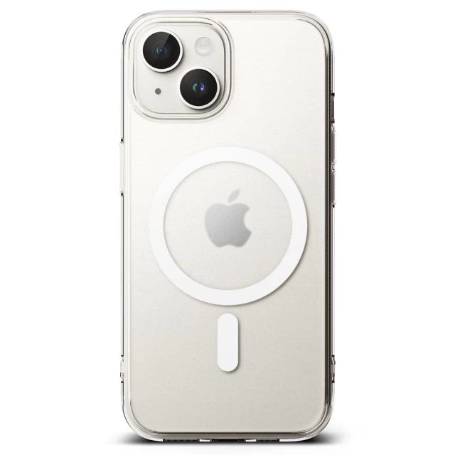 Чохол Ringke Fusion Magnetic для iPhone 15 Matte Clear with MagSafe (8809919308847)