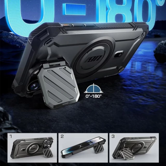 Чехол Supcase Unicorn Beetle XT для iPhone 15 Pro Black with MagSafe (843439136793)