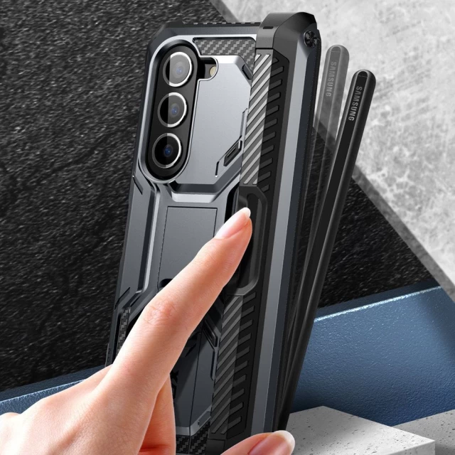 Чохол і захисне скло Supcase Iblsn Armorbox Pen для Samsung Galaxy Fold5 (F946) Black (843439137660)