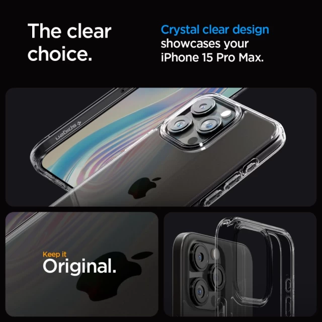 Чехол Spigen Ultra Hybrid для iPhone 15 Pro Max Space Crystal (ACS06575)