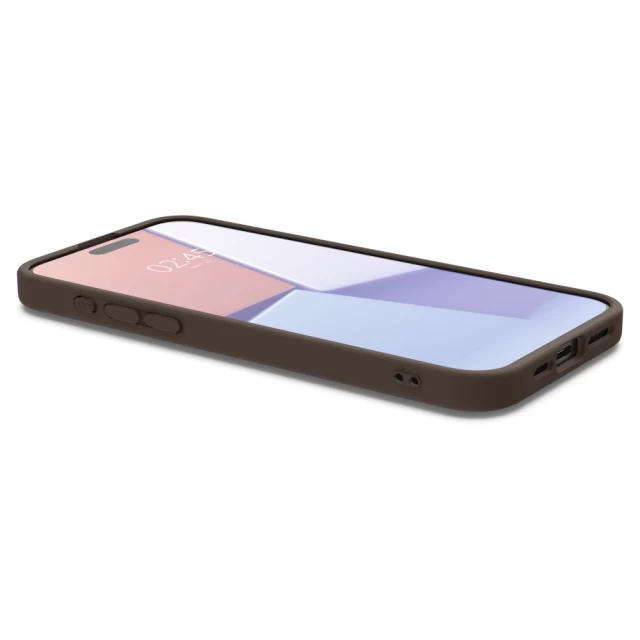 Чехол Spigen Cyrill Kajuk для iPhone 15 Pro Saddle Brown with MagSafe (ACS06771)