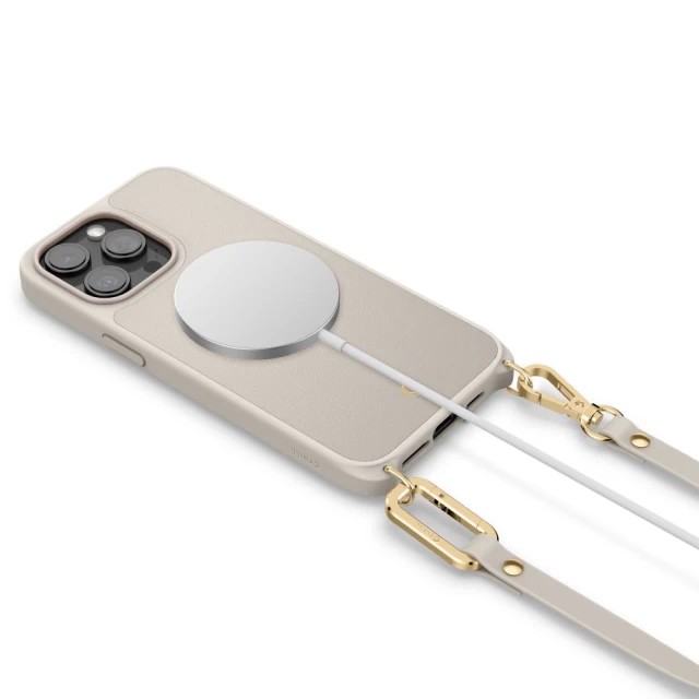 Чехол Spigen Cyrill Classic Charm для iPhone 15 Pro Cream with MagSafe (ACS06774)