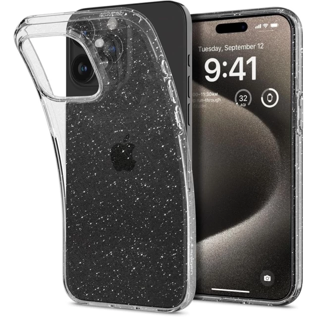 Чохол Spigen Liquid Crystal для iPhone 15 Pro Max Glitter Crystal (ACS06559)