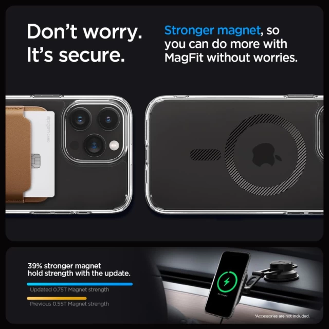 Чехол Spigen Ultra Hybrid для iPhone 15 Pro Carbon Fiber with MagSafe (ACS06717)