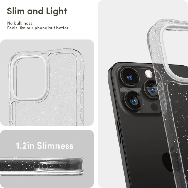 Чехол Spigen Cyrill Cecile для iPhone 15 Pro Glitter Clear (ACS06764)