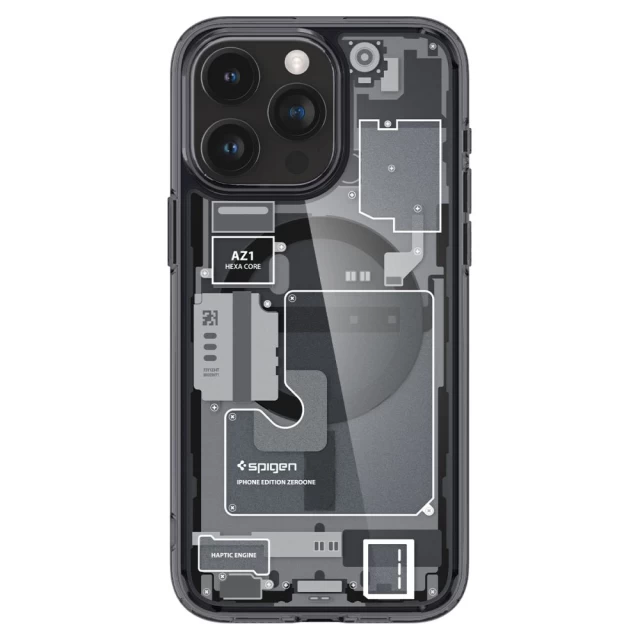 Чехол Spigen Ultra Hybrid для iPhone 15 Pro Zero One with MagSafe (ACS06721)
