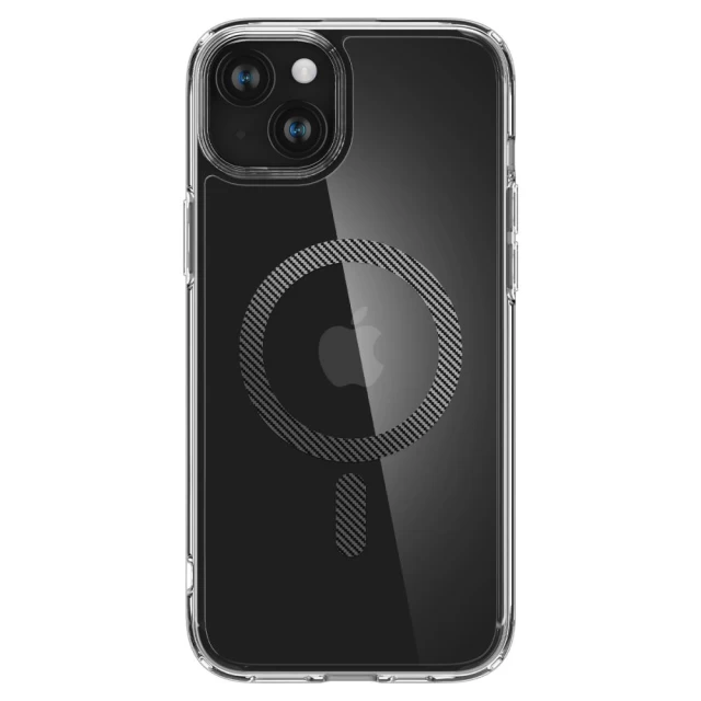 Чехол Spigen Ultra Hybrid для iPhone 15 Carbon Fiber with MagSafe (ACS06805)