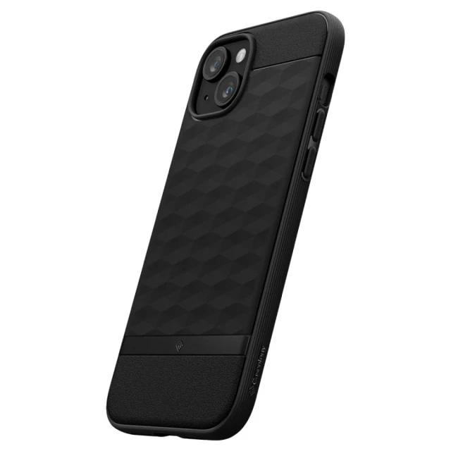 Чохол Spigen Caseology Parallax для iPhone 15 Matte Black with MagSafe (ACS06818)