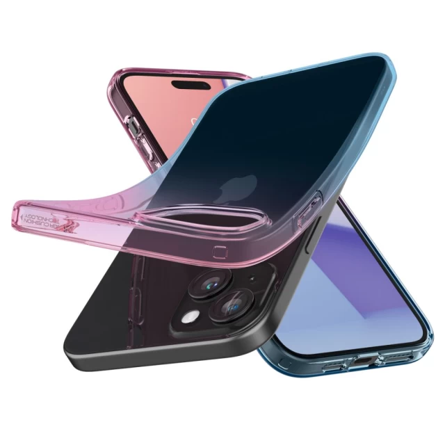Чохол Spigen Liquid Crystal для iPhone 15 Gradation Pink (ACS06787)