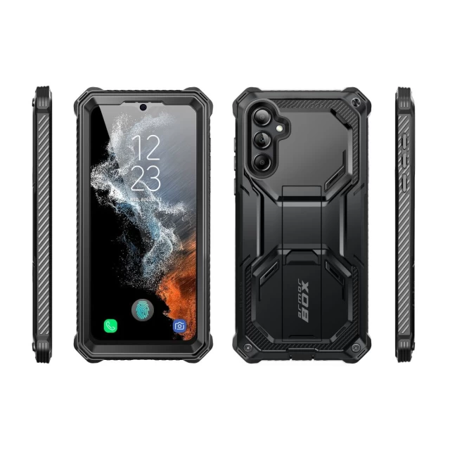 Чехол и защитное стекло Supcase Iblsn ArmorBox для Samsung Galaxy S23 FE (S711) Black (843439137332)