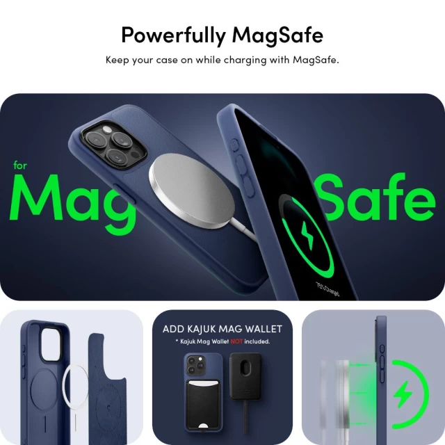 Чехол Spigen Cyrill Kajuk для iPhone 15 Pro Max Navy with MagSafe (ACS07091)