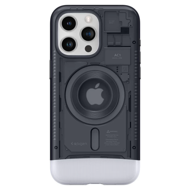 Чехол Spigen Classic C1 для iPhone 15 Pro Max Graphite with MagSafe (ACS06607)