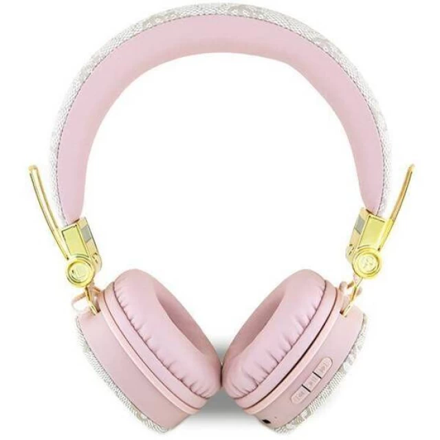 Бездротові навушники Guess 4G Metal Logo Pink (GUBH704GEMP)