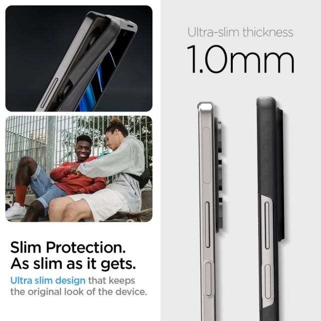 Чохол Spigen AirSkin Pro для Samsung Galaxy Fold5 (F946) Black (ACS06218)