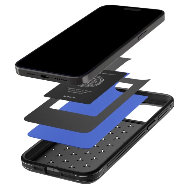 Чохол Spigen Cryo Armor для iPhone 15 Pro Max Cryo Blue (ACS06603)