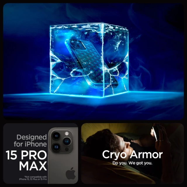 Чохол Spigen Cryo Armor для iPhone 15 Pro Max Cryo Red (ACS06604)