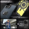 Чехол Spigen Tough Armor для iPhone 15 Pro Max Metal Slate with MagSafe (ACS06595)