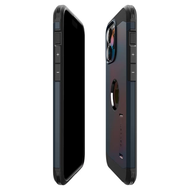 Чехол Spigen Tough Armor для iPhone 15 Pro Max Metal Slate with MagSafe (ACS06595)