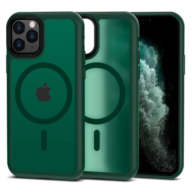 Чохол Tech-Protect Magmat для iPhone 11 Pro Matte Green with MagSafe (9319456605600)