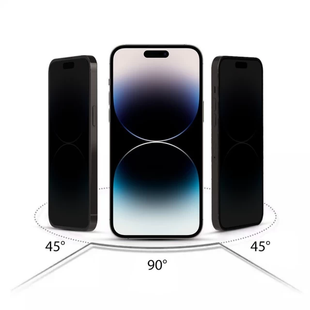 Захисне скло Hofi Anti Spy Glass Pro+ для iPhone 15 Pro Max Privacy (9319456604672)