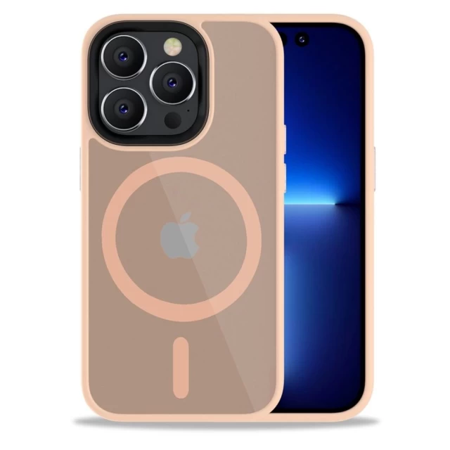 Чехол Tech-Protect Magmat для iPhone 14 Pro Matte Pink with MagSafe (9589046926051)