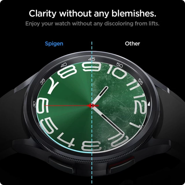 Защитное стекло Spigen Glas.Tr Ez Fit для Samsung Galaxy Watch 6 Classic 47 mm Clear (AGL07066)