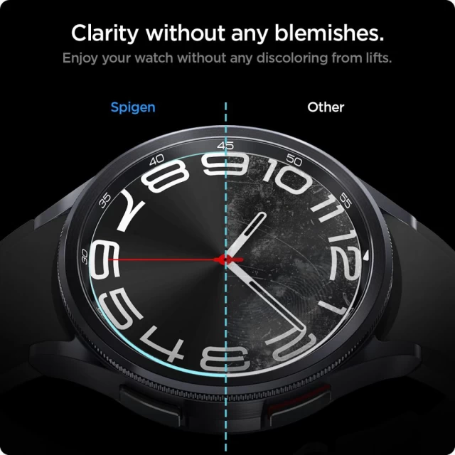 Захисне скло Spigen Glas.Tr Ez Fit для Samsung Galaxy Watch 6 Classic 43 mm Clear (AGL07067)