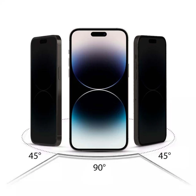 Захисне скло Hofi Anti Spy Glass Pro+ для iPhone 15 Pro Privacy (9319456604658)