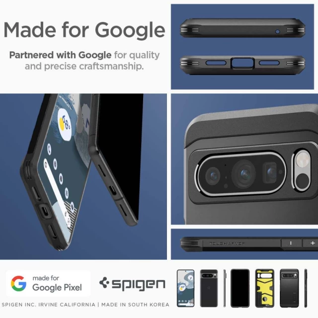 Чехол Spigen Tough Armor для Google Pixel 8 Pro Black (ACS06319)