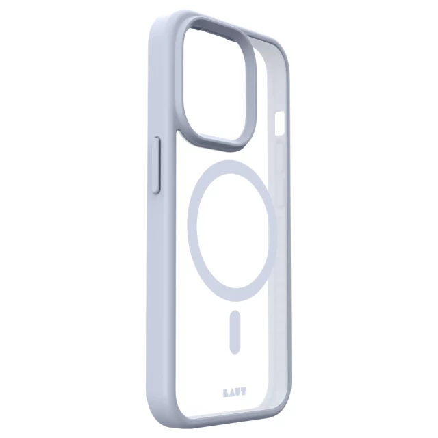 Чохол LAUT HUEX PROTECT для iPhone 15 Light Blue with MagSafe (L_IP23A_HPT_LB)