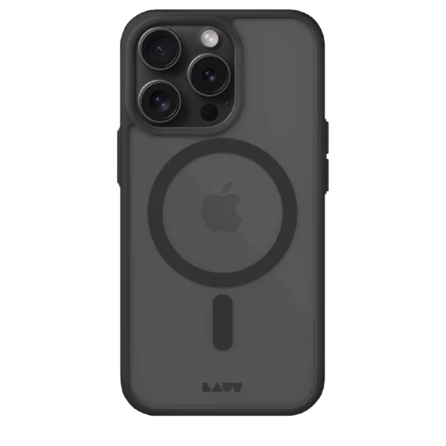 Чехол LAUT HUEX PROTECT для iPhone 15 Pro Black with MagSafe (L_IP23B_HPT_BK)