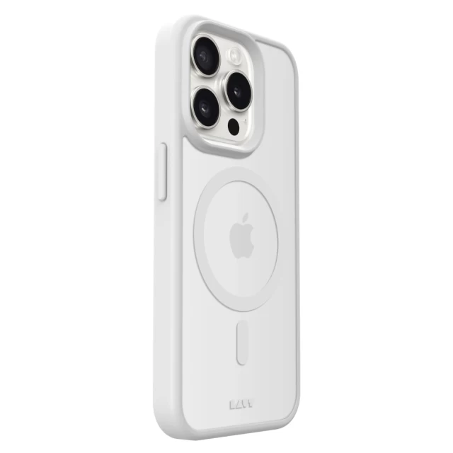 Чохол LAUT HUEX PROTECT для iPhone 15 Pro White with MagSafe (L_IP23B_HPT_W)