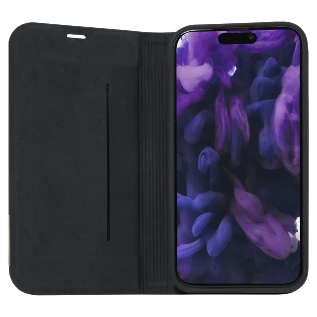 Чохол-книжка LAUT PRESTIGE FOLIO для iPhone 15 Pro Black (L_IP23B_PF_BK)