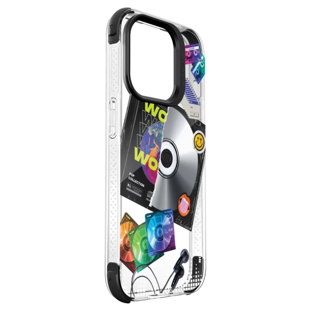 Чехол LAUT POP RETRO MUSIC для iPhone 15 Pro Colourful with MagSafe (L_IP23B_POP_RM)