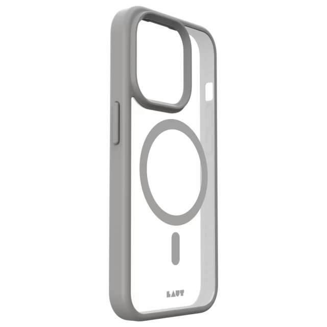Чехол LAUT HUEX PROTECT для iPhone 15 Pro Max Grey with MagSafe (L_IP23D_HPT_GY)