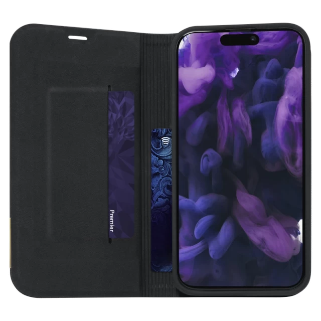 Чохол-книжка LAUT PRESTIGE FOLIO для iPhone 15 Pro Max Black (L_IP23D_PF_BK)