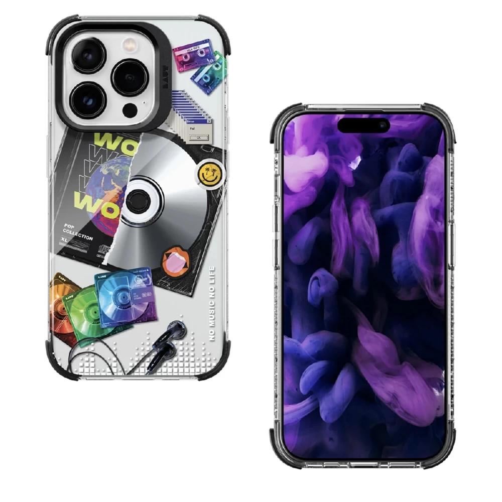 Чехол LAUT POP RETRO MUSIC для iPhone 15 Pro Max Colourful with MagSafe  (L_IP23D_POP_RM) - купить по цене 1419 ₴ в Киеве / Украине. Оригинальный  товар с гарантией качества.