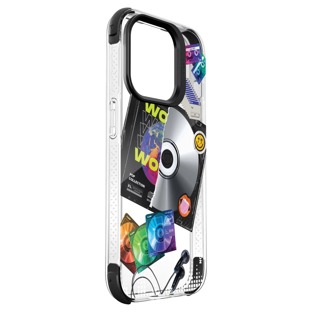 Чехол LAUT POP RETRO MUSIC для iPhone 15 Pro Max Colourful with MagSafe  (L_IP23D_POP_RM) - купить по цене 1419 ₴ в Киеве / Украине. Оригинальный  товар с гарантией качества.