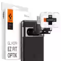 Защитное стекло для камеры Spigen Optik.Tr Ez Fit для Google Pixel 8 Black (2 Pack) (AGL06352)