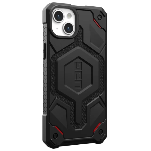 Чохол UAG Monarch Pro для iPhone 15 Plus Kevlar Black with MagSafe (114220113940)