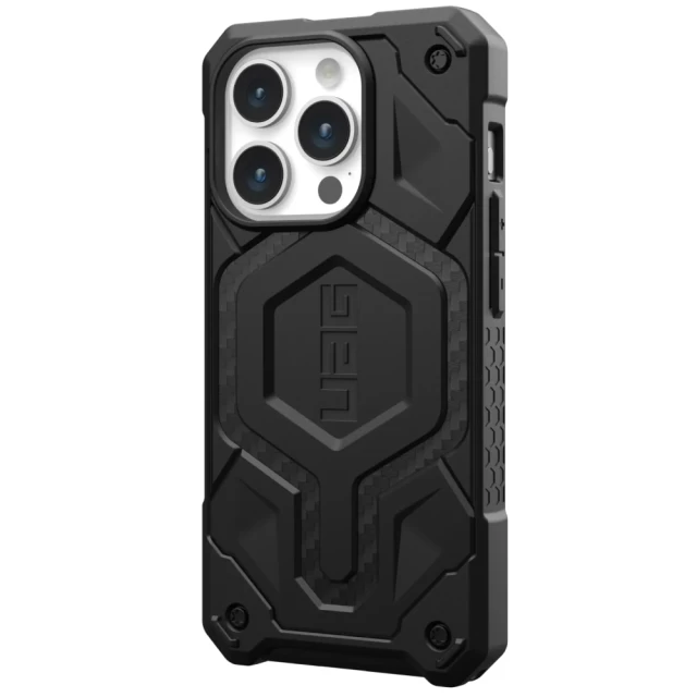 Чохол UAG Monarch Pro для iPhone 15 Pro Carbon Fiber with MagSafe (114221114242)