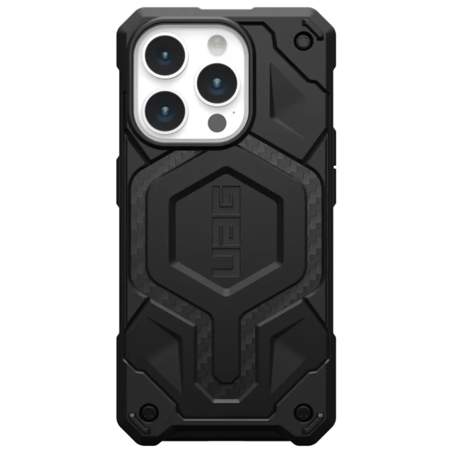 Чохол UAG Monarch Pro для iPhone 15 Pro Carbon Fiber with MagSafe (114221114242)