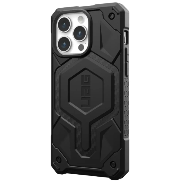 Чохол UAG Monarch Pro для iPhone 15 Pro Max Carbon Fiber with MagSafe (114222114242)