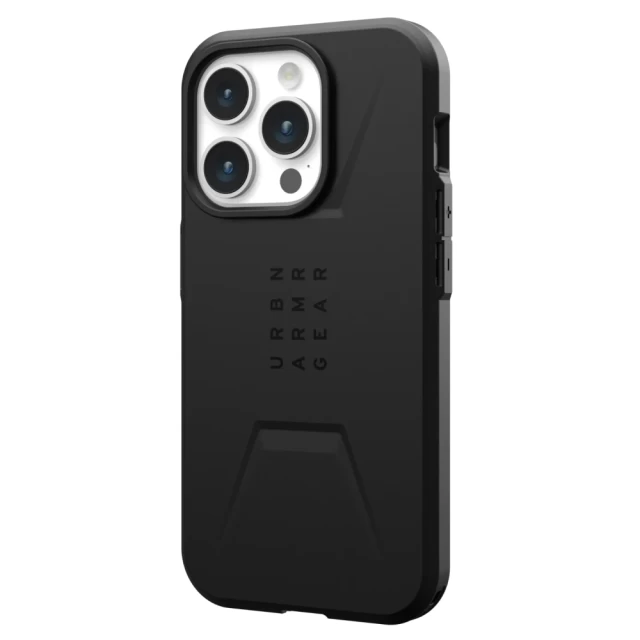 Чехол UAG Civilian для iPhone 15 Pro Black with MagSafe (114275114040)